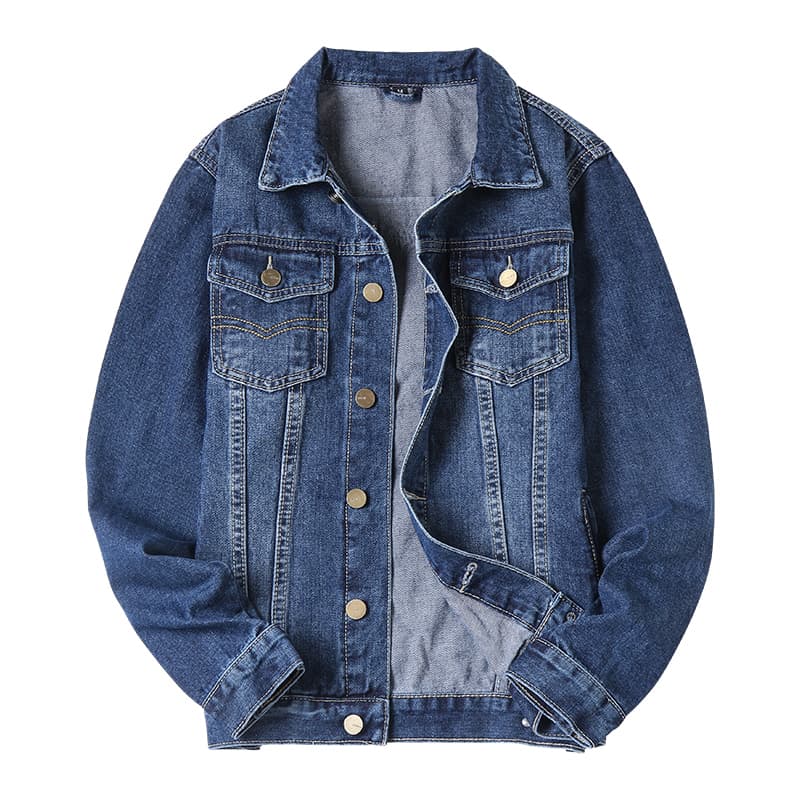 30代メンズファッション クラシック デニムトラッカージャケット