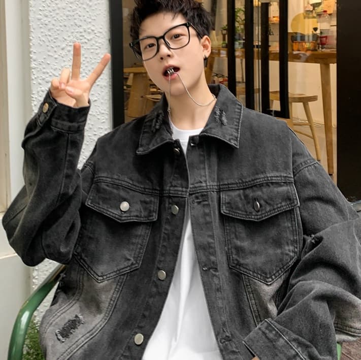 30代メンズファッション クラシカルヴィンテージデニムジャケット