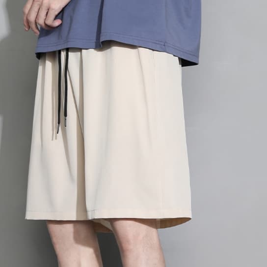 30代メンズファッション ボトムス ゆったりドロストショートパンツ