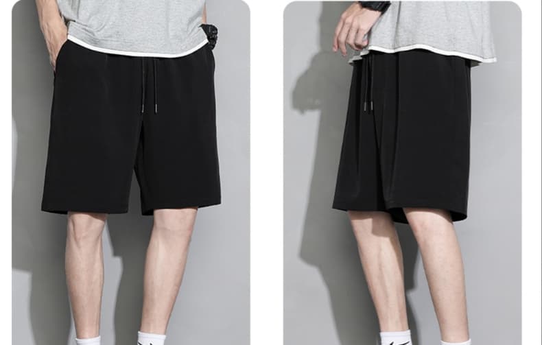 30代メンズファッション ボトムス ゆったりドロストショートパンツ