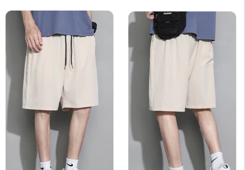 30代メンズファッション ボトムス ゆったりドロストショートパンツ