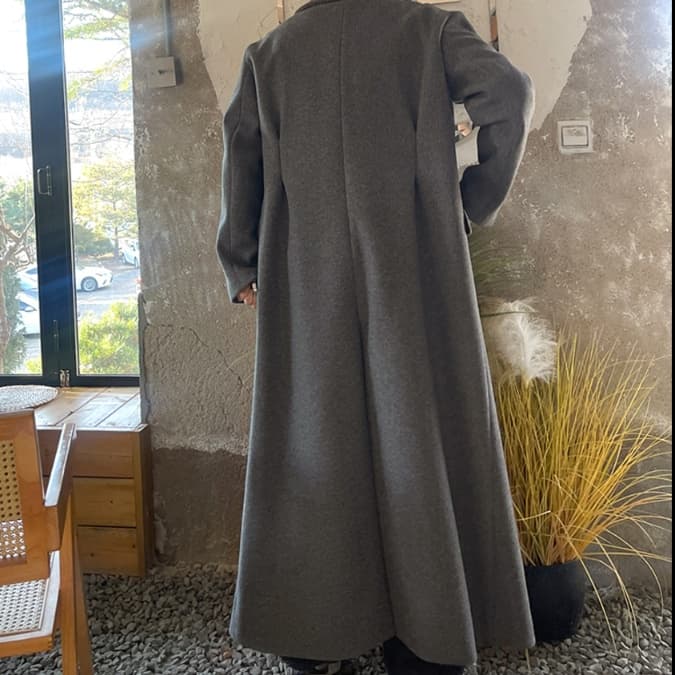 30代メンズファッション アウター ロング丈マキシウールコート