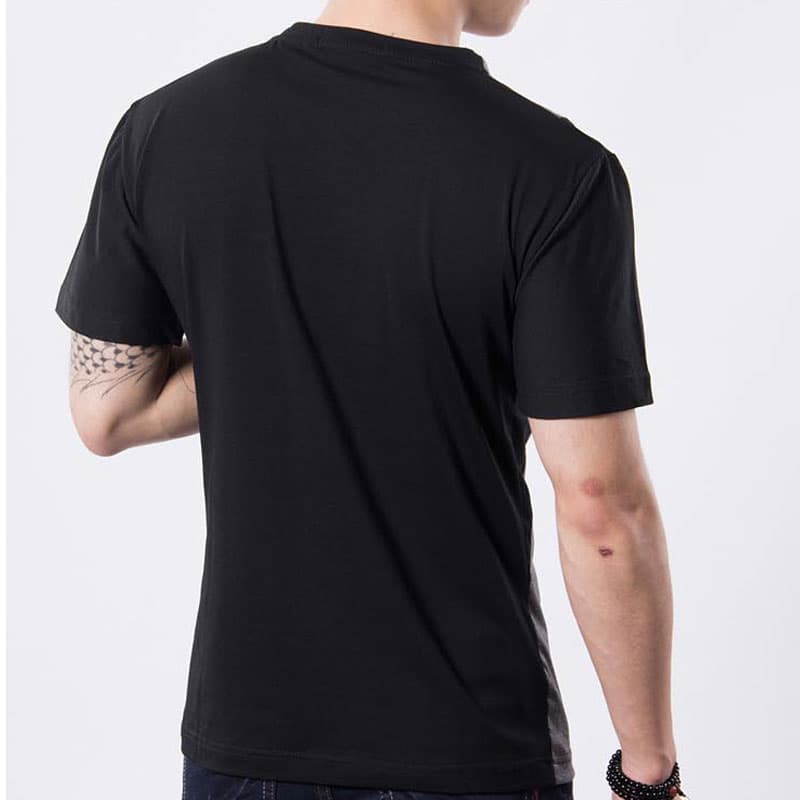 30代メンズファッション トップス 切り替えデザイン前開きフィットＴシャツ