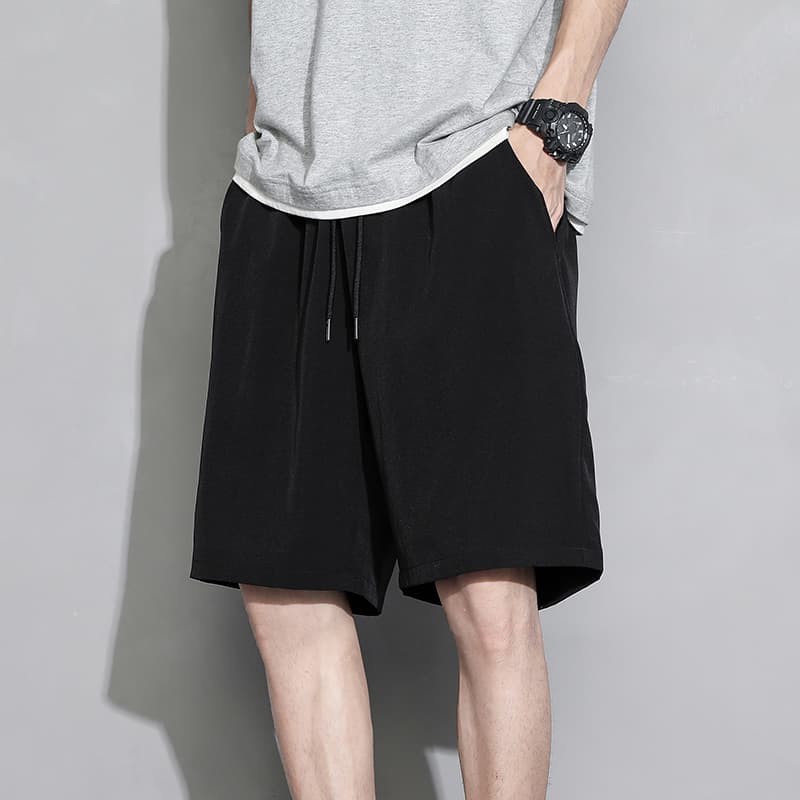30代メンズファッション ボトムス ゆったりドロストショートパンツ