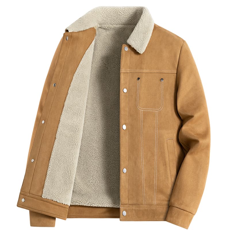 30代メンズファッション 裏ボア デニムスタイル ジャケット