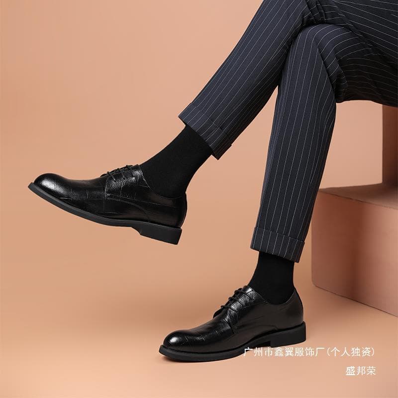 30代メンズファッション クラシカル革靴デザインドレスシューズ