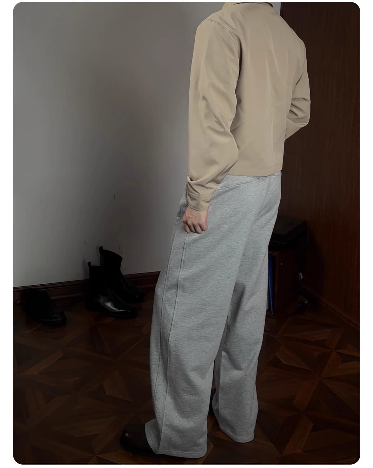 30代メンズファッション スタンダードストレートパンツ