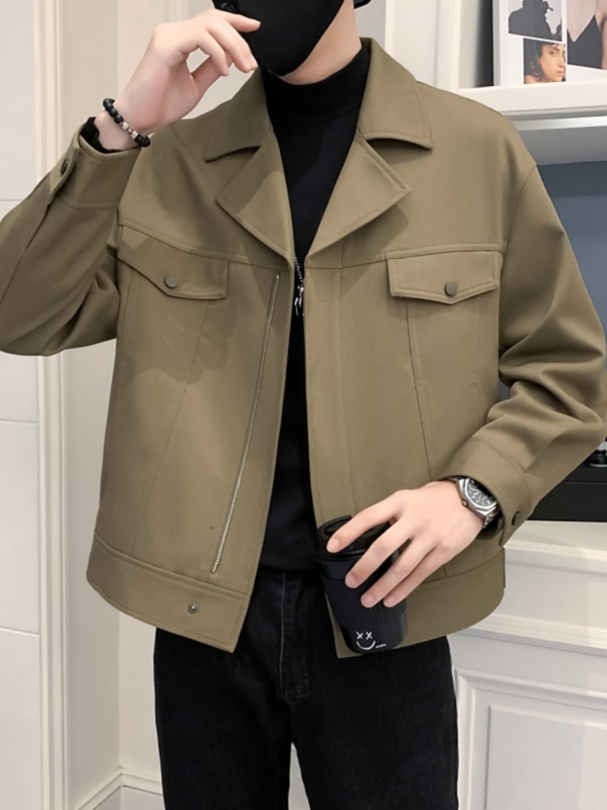 30代メンズファッション モダンワークジャケット