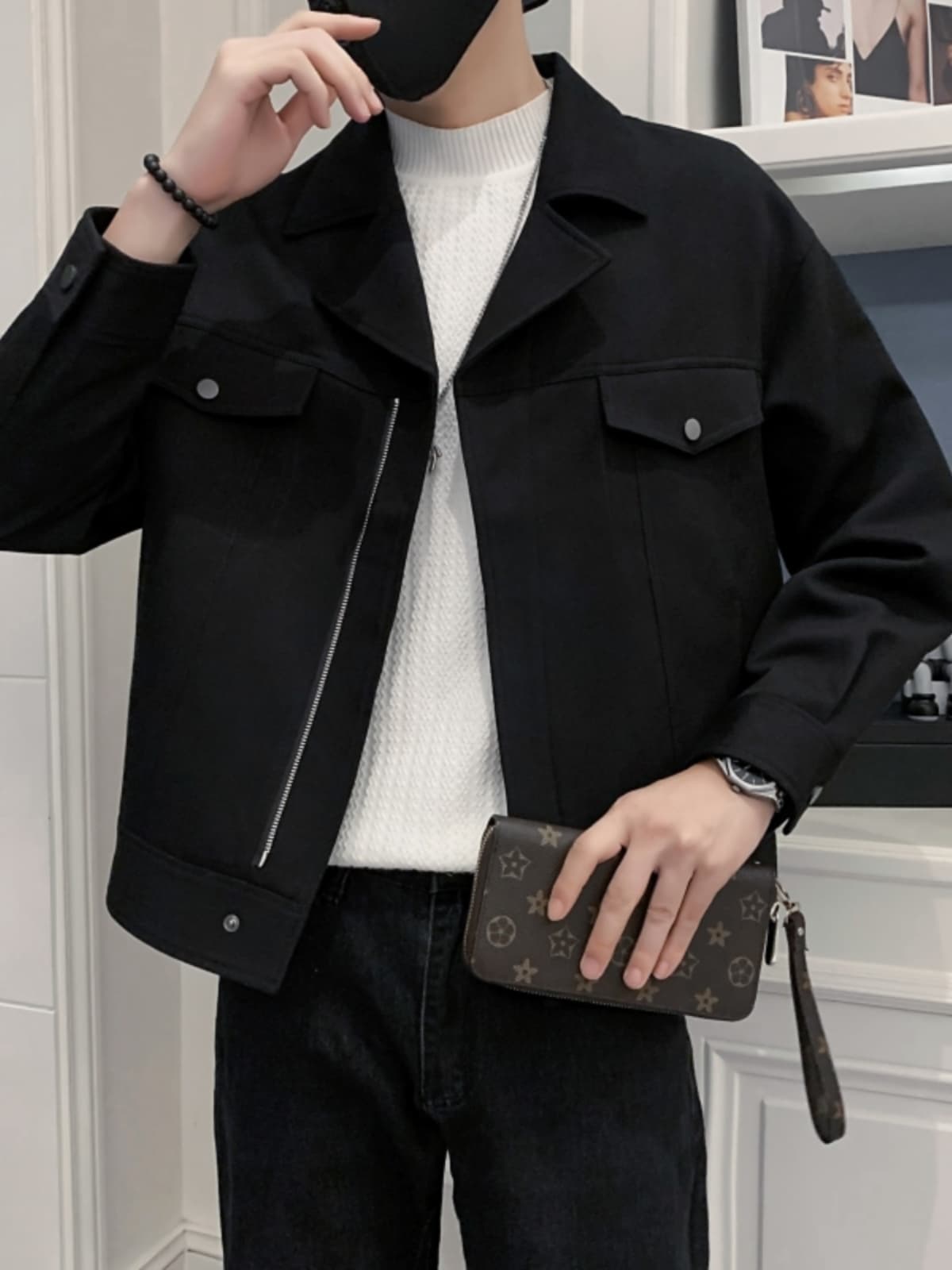 30代メンズファッション モダンワークジャケット
