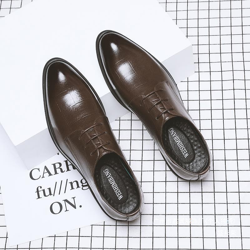 30代メンズファッション クラシカル革靴デザインドレスシューズ
