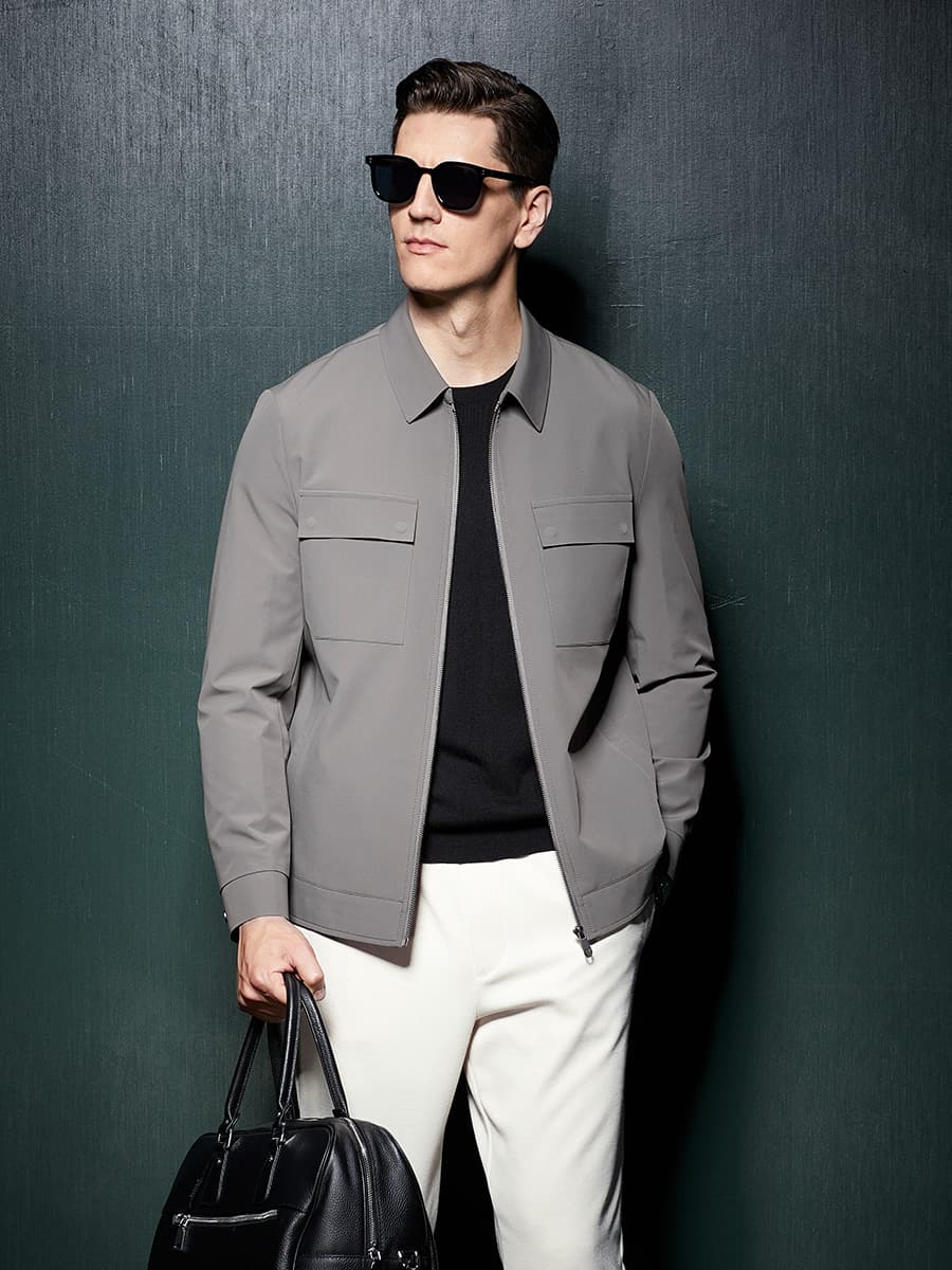 30代メンズファッション 洗練アーバンブルゾン
