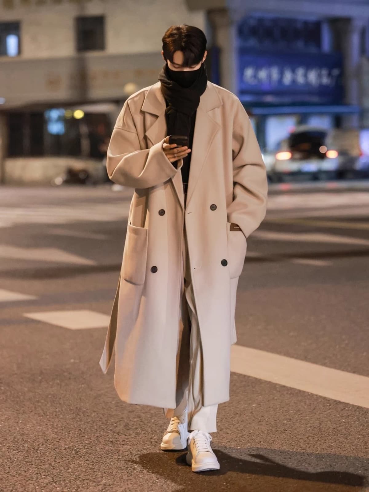 30代メンズファッション アウター 大人の余裕ロングチェスターコート