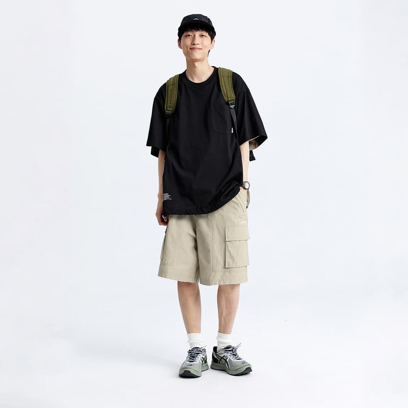 30代メンズファッション ボトムス 機能性カーゴハーフパンツ