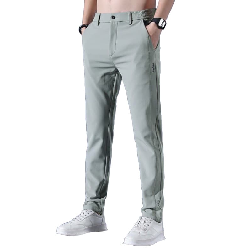 30代メンズファッション スリムフィット ストレッチパンツ