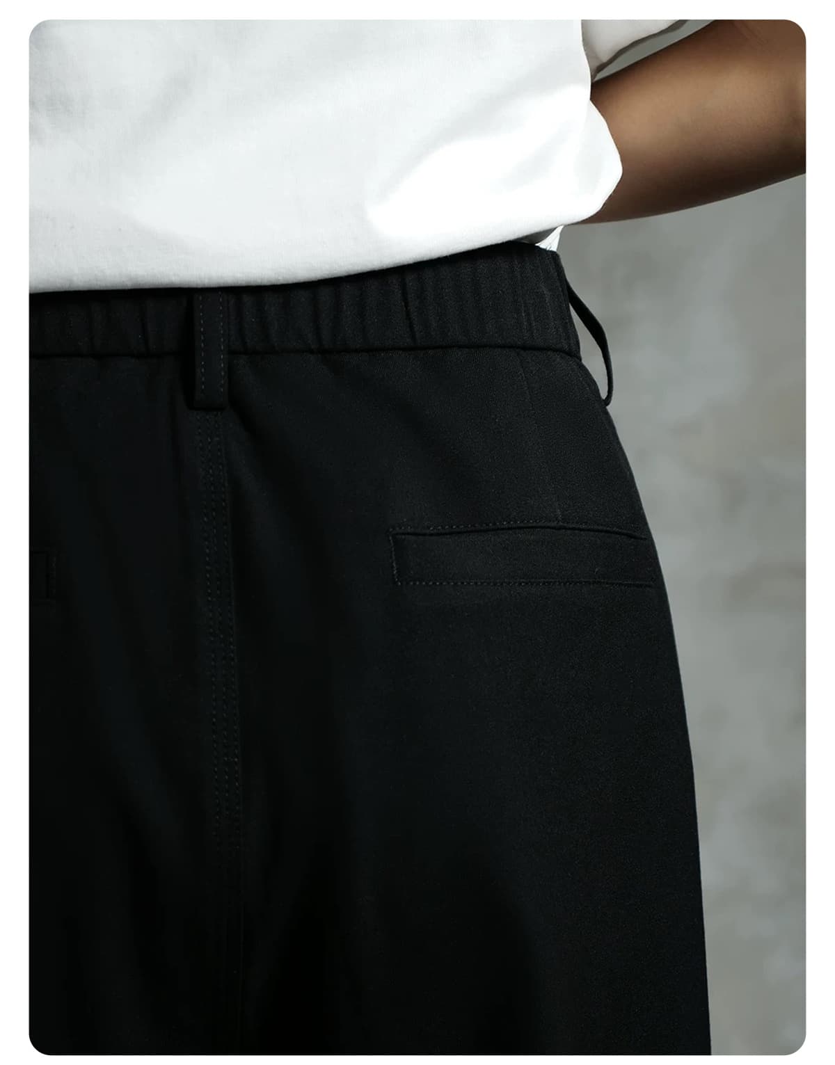30代メンズファッション ストレートシルエット ワイドスラックス