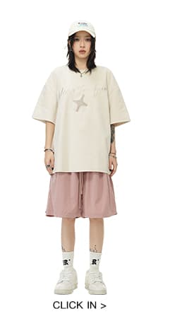 30代メンズファッション リラックスワイドイージーハーフパンツ
