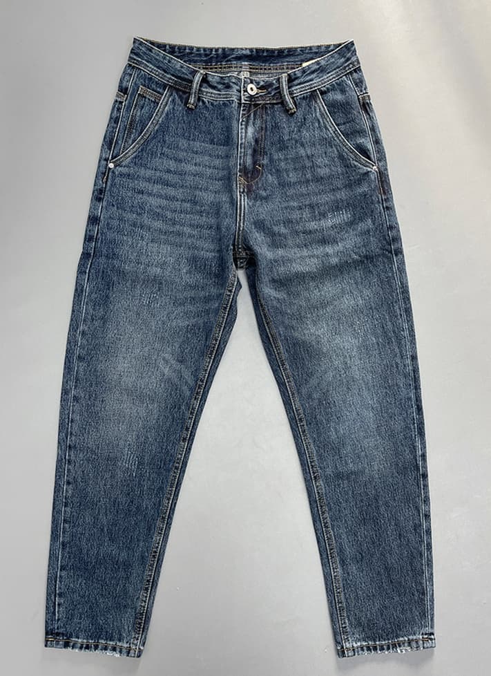 30代メンズファッション ヴィンテージ加工 デニムパンツ