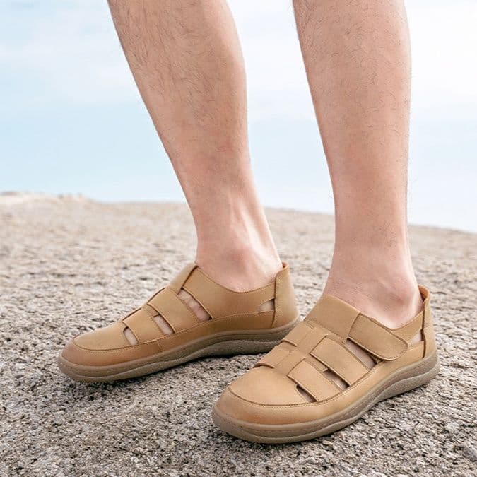 30代メンズファッション 夏風涼しげサンダルシューズ