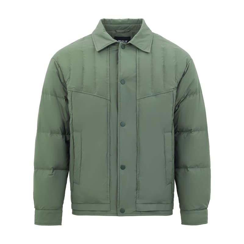 30代メンズファッション 中綿入りスタンドカラーブルゾン