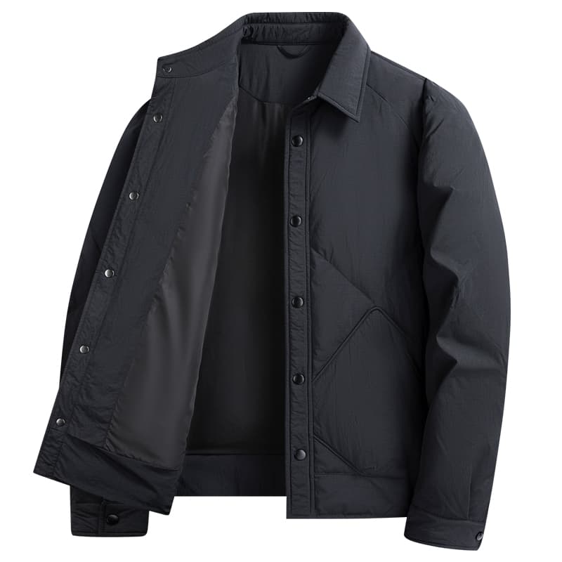 30代メンズファッション キルティングシャツジャケット