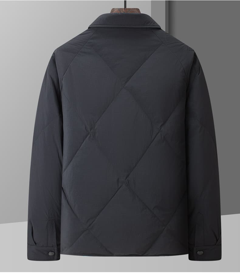 30代メンズファッション キルティングシャツジャケット