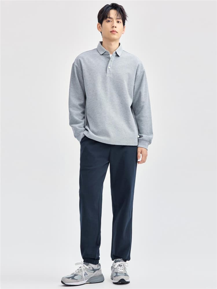 30代メンズファッション ボトムス リラックスジョガーパンツ