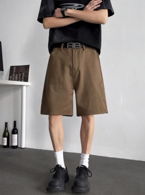 30代メンズファッション 大人の休日スタイル カジュアルハーフパンツ