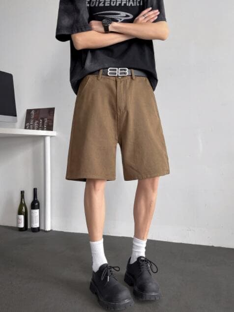 30代メンズファッション 大人の休日スタイル カジュアルハーフパンツ