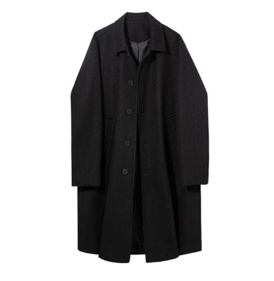 30代メンズファッション 秋冬メンズチェスターコート上品ブラウン