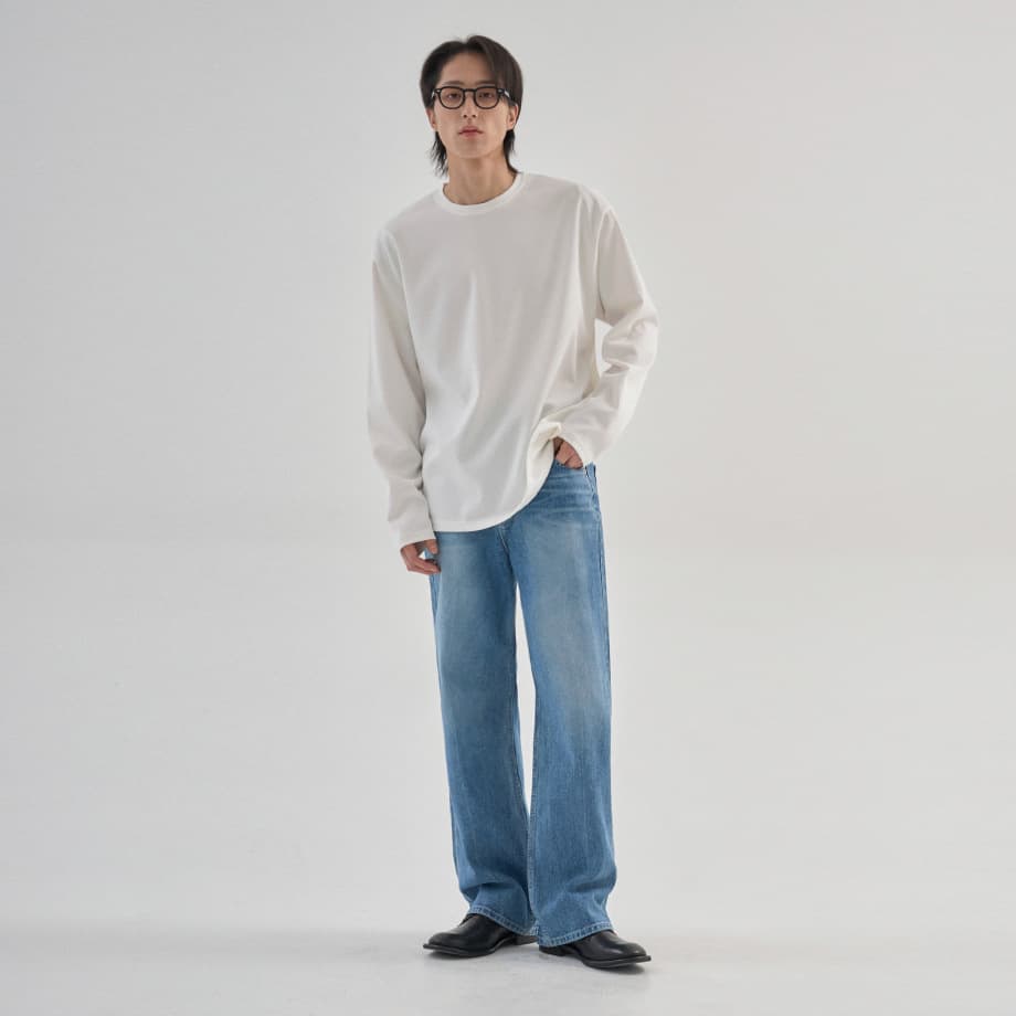 30代メンズファッション トップス こだわりシルエット長袖オーバーサイズ