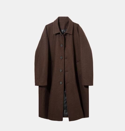 30代メンズファッション 秋冬メンズチェスターコート上品ブラウン