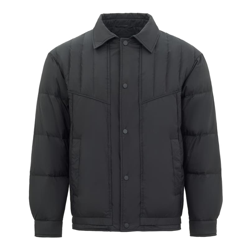 30代メンズファッション 中綿入りスタンドカラーブルゾン