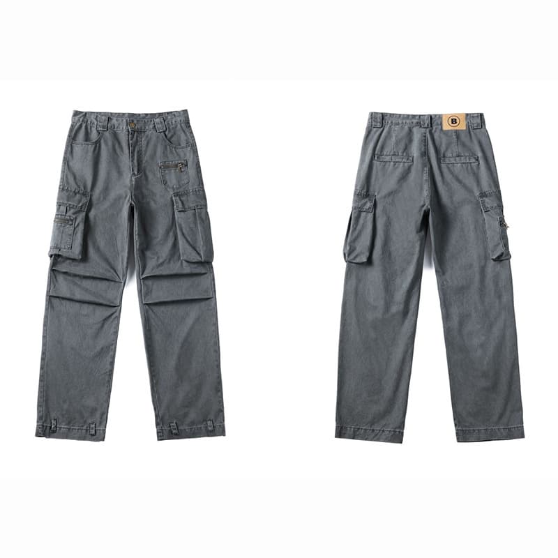 30代メンズファッション リラックスシルエットポケットパンツ