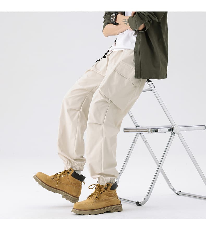 30代メンズファッション 30代メンズファッション 機能性マルチポケット野外活動ズボン