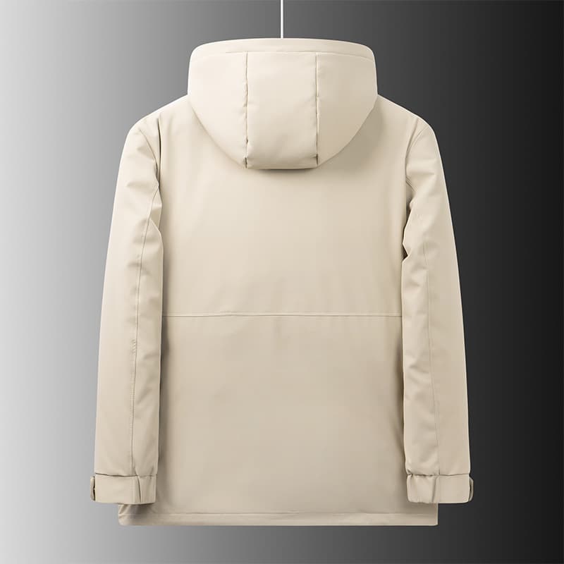 30代メンズファッション シンプル デザイン フード ジャケット